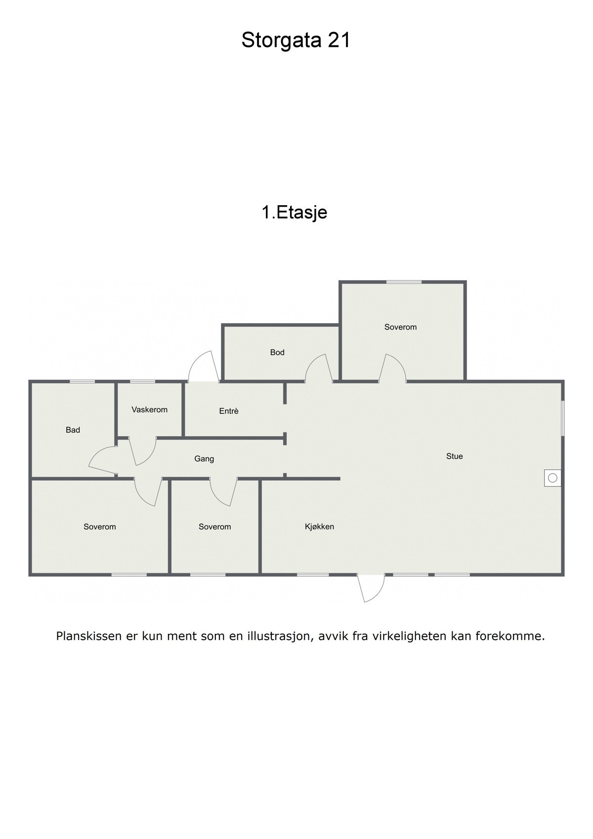 Plantegning Galleribilde