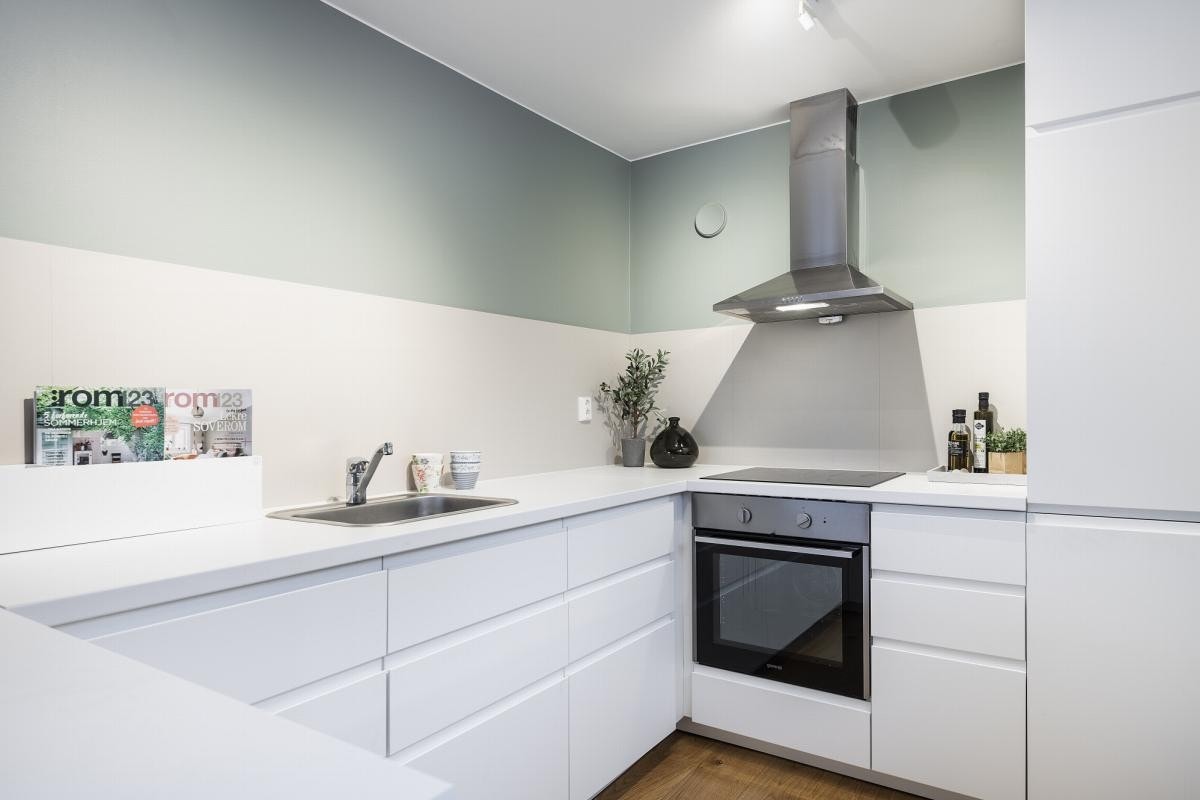 Kjøkken i sokkelen Galleribilde