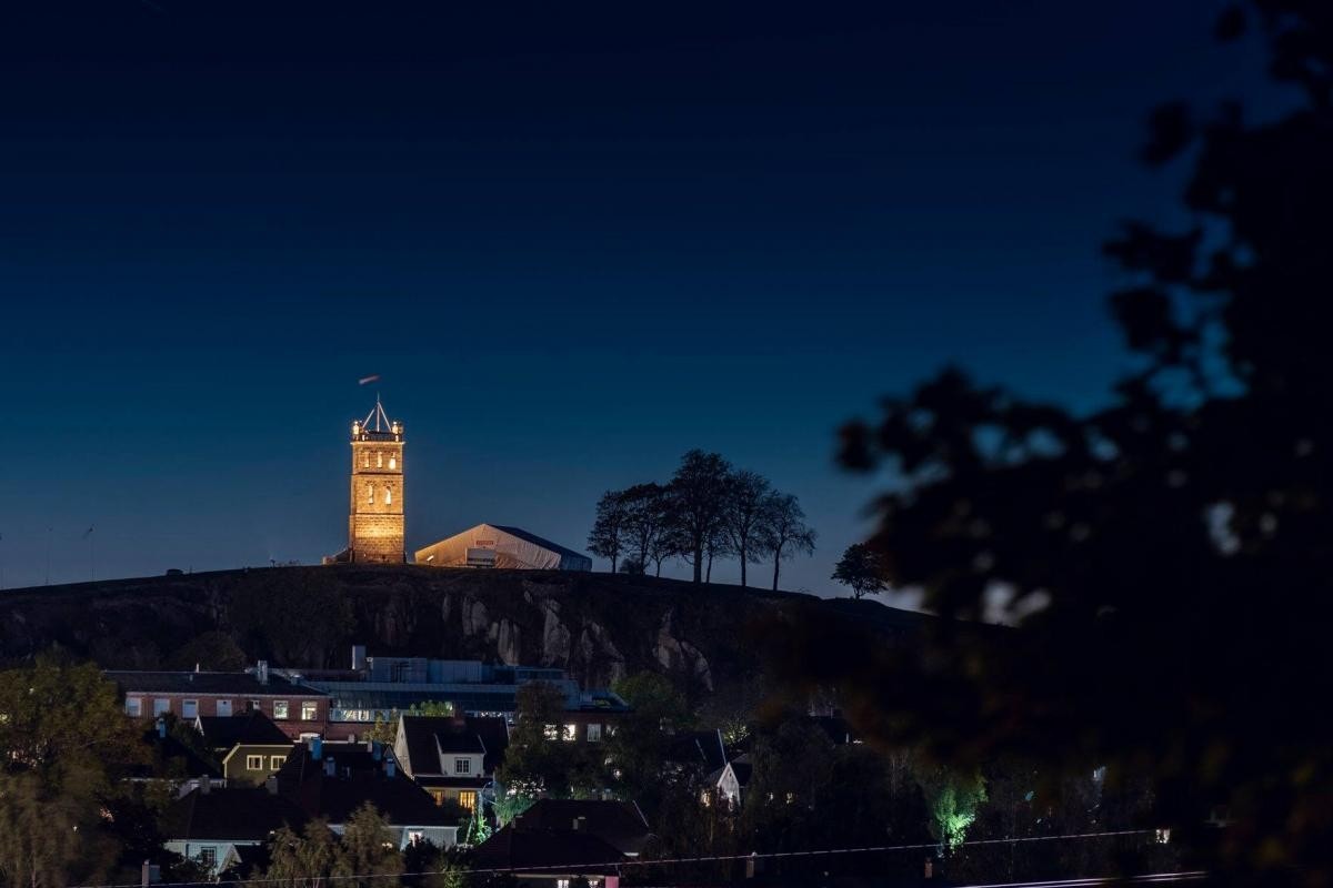 Utsikten fra terrassen. Tenk deg nyttårsaften da...... Galleribilde