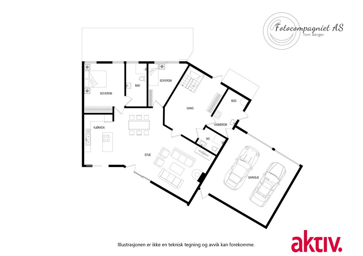 Plantegning 1. etasje. Galleribilde