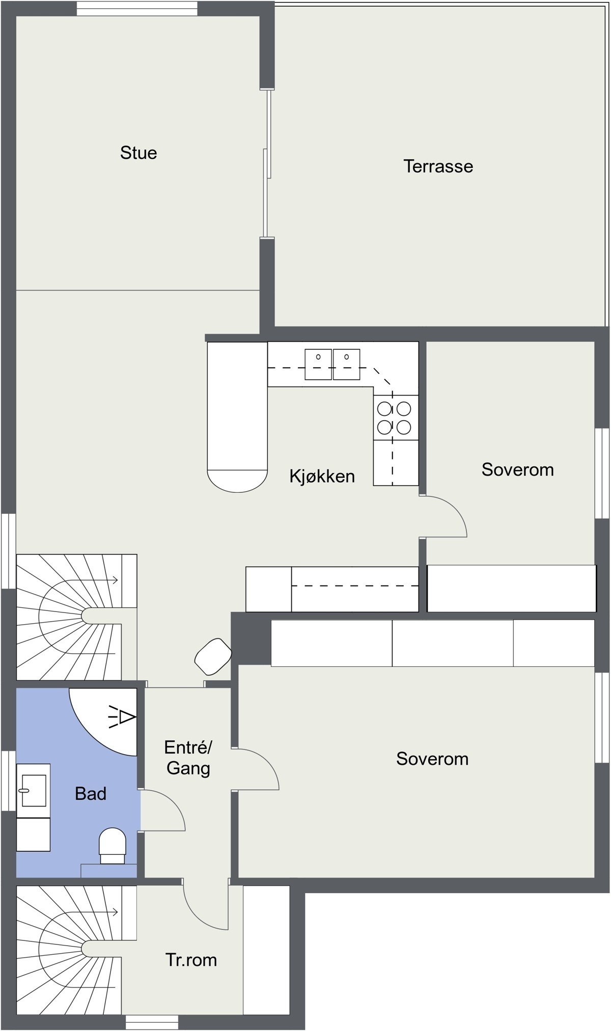 Rabbeveien 1 F - Level Name - 2D Floor Plan (3) Galleribilde