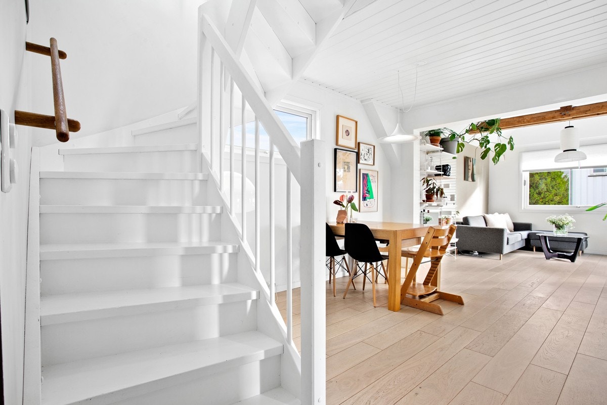 Nå tar vi turen opp i toppetasjen Galleribilde