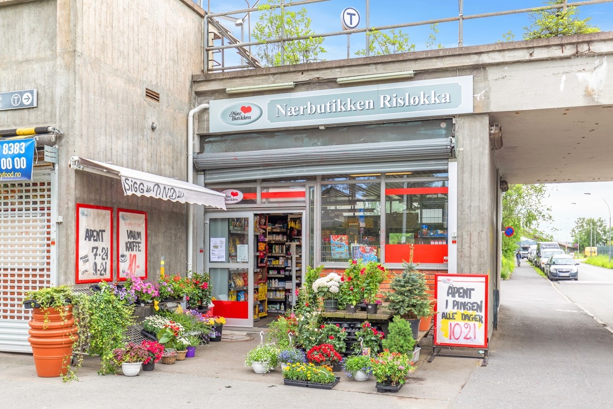 Nærbutikk på Risløkka en kort spasertur unna. Galleribilde