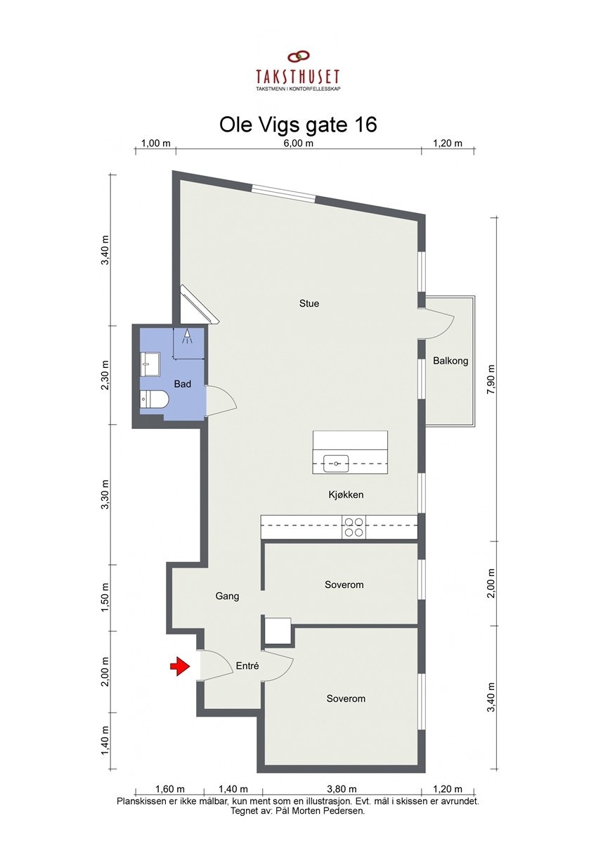 Plantegning Galleribilde