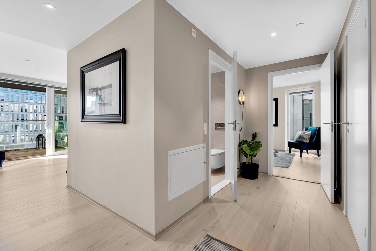 Gang mot hovedbad. Galleribilde