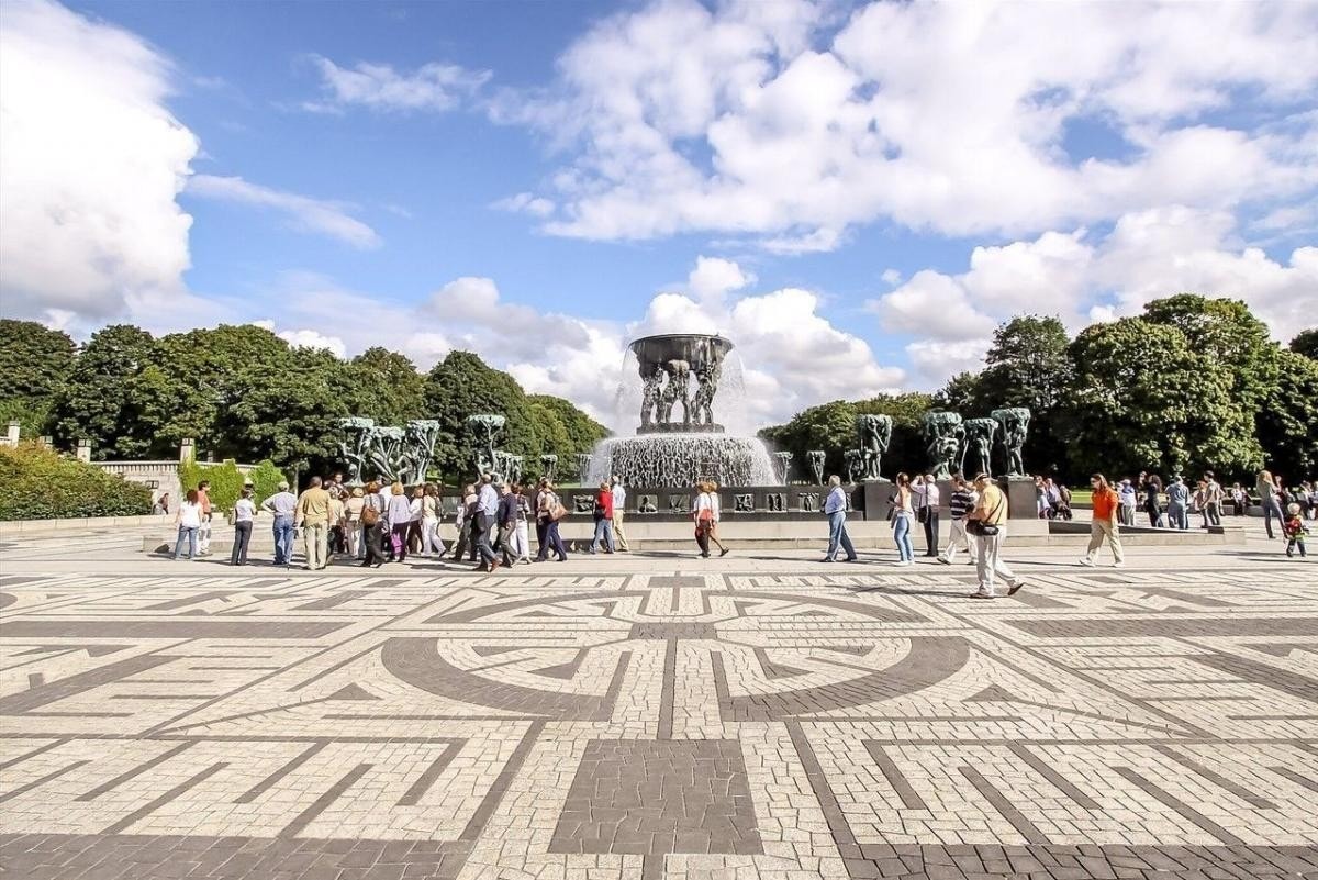 Gangavstand til Frognerparken Galleribilde