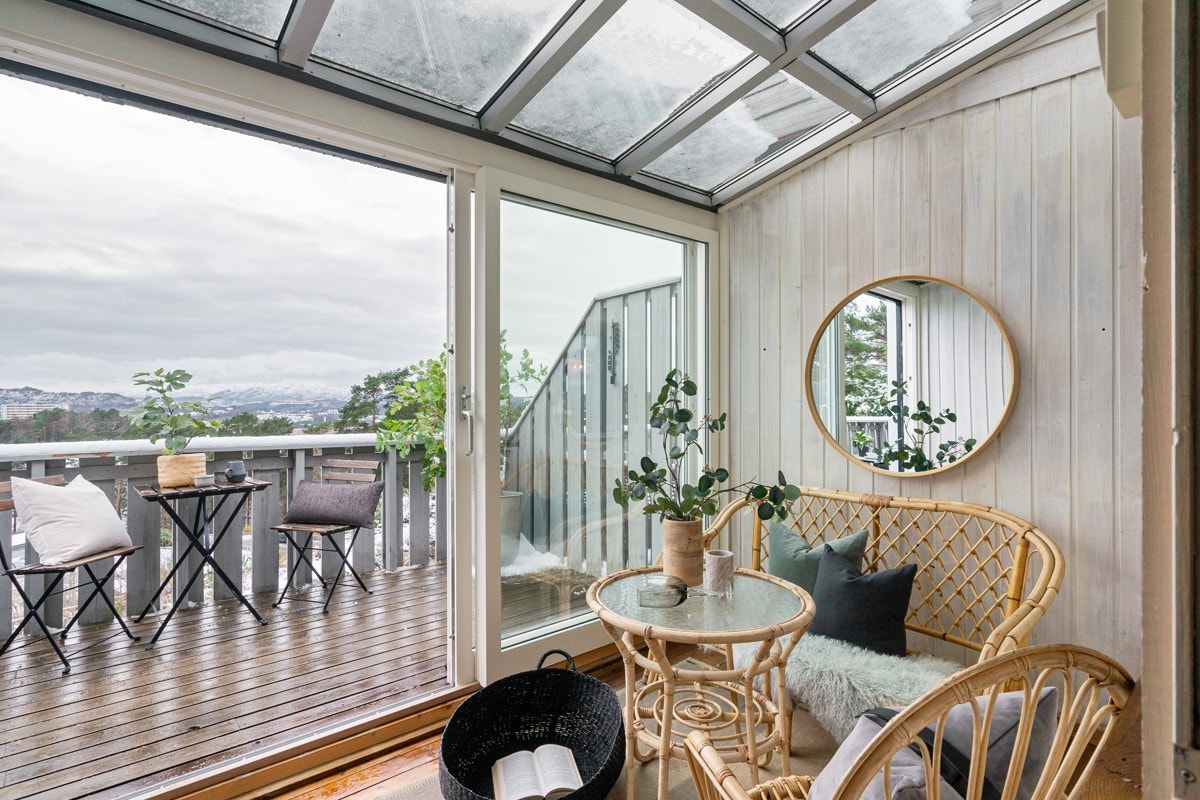 Vinterhage på 5 kvm Galleribilde