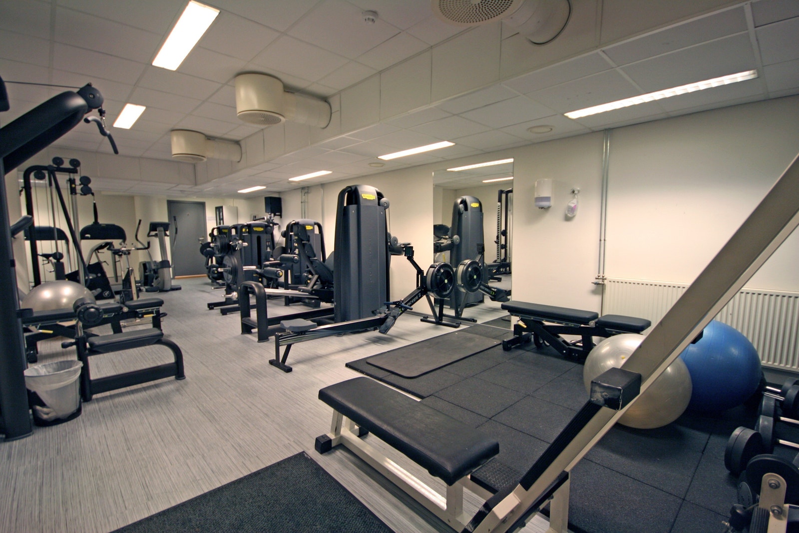 Velutstyrt treningsrom Galleribilde