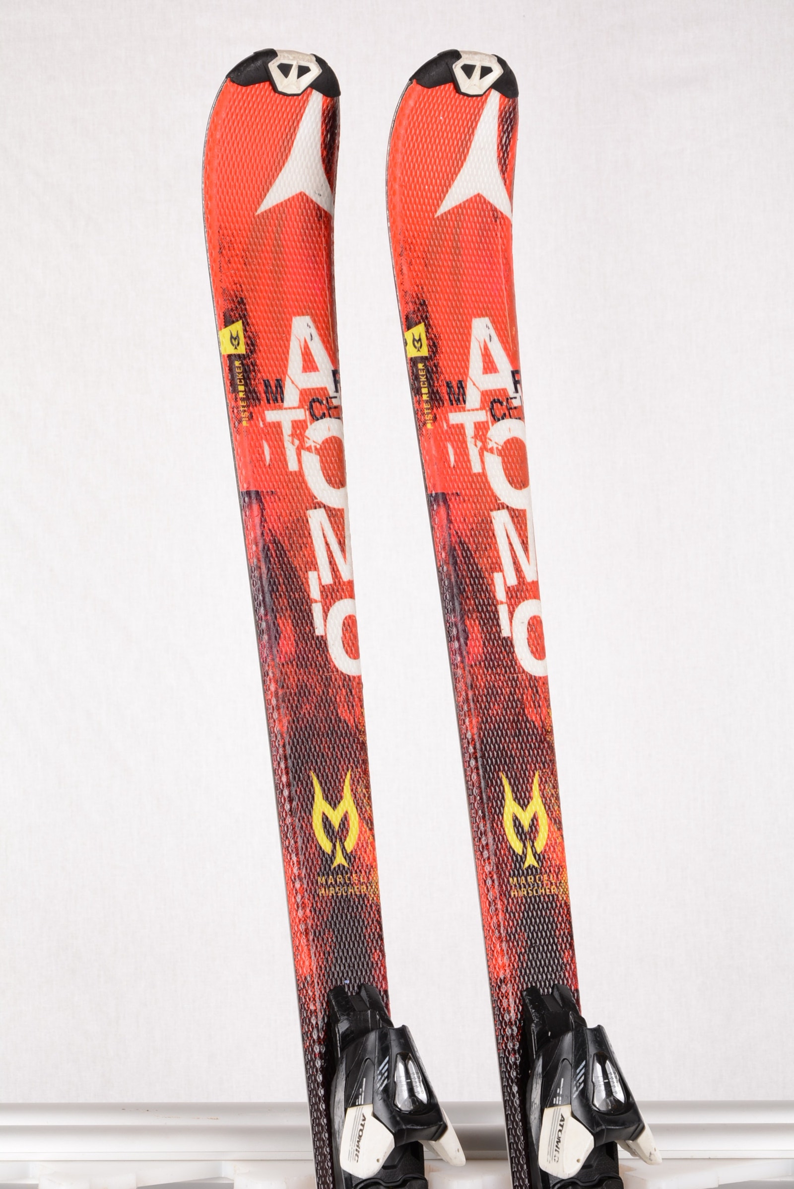 ATOMIC スキー板 130cm ブーツ22.0-23.5 ストック3点セット ATOMIC