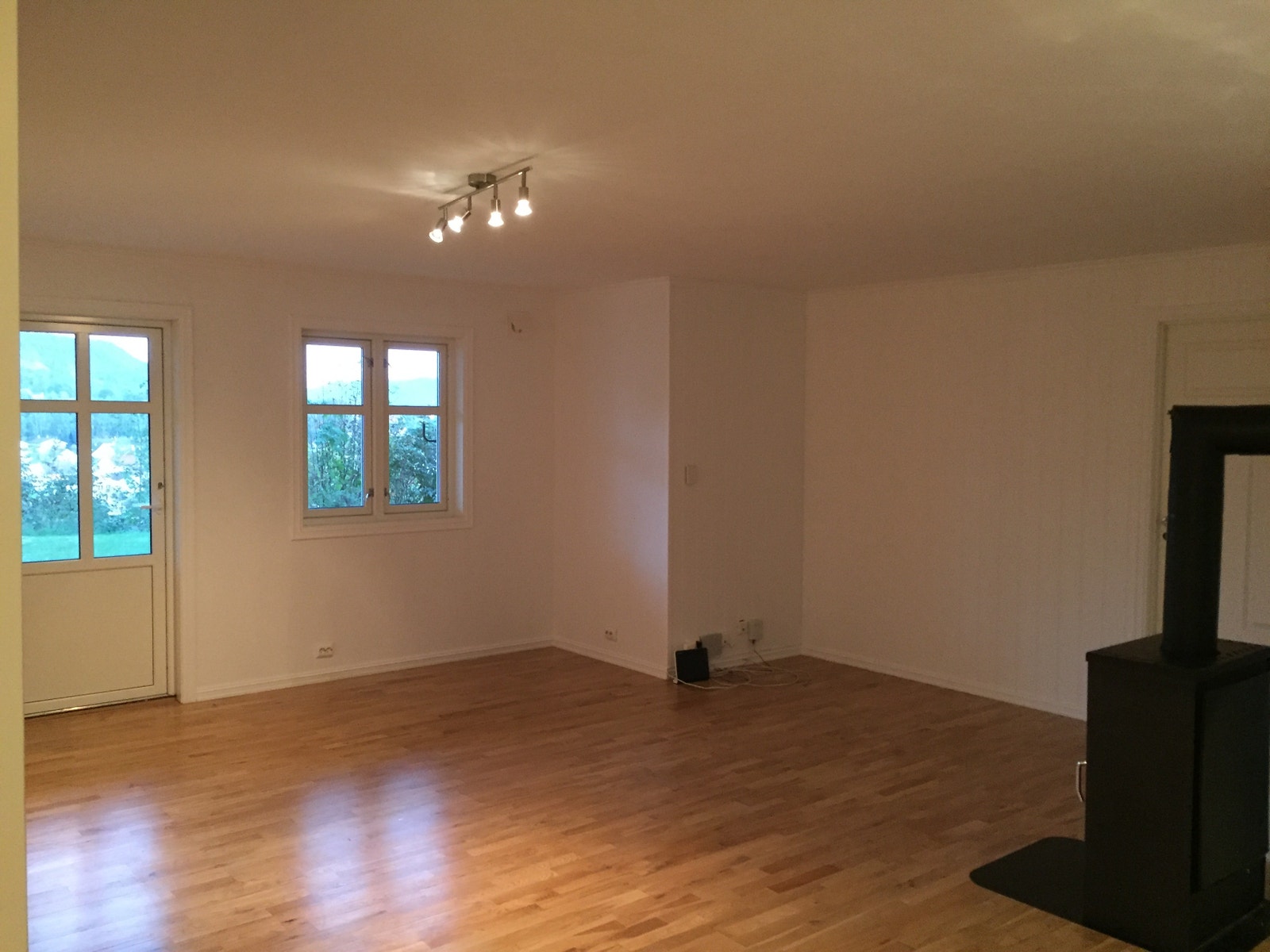 Stue hjørne m utsikt Galleribilde