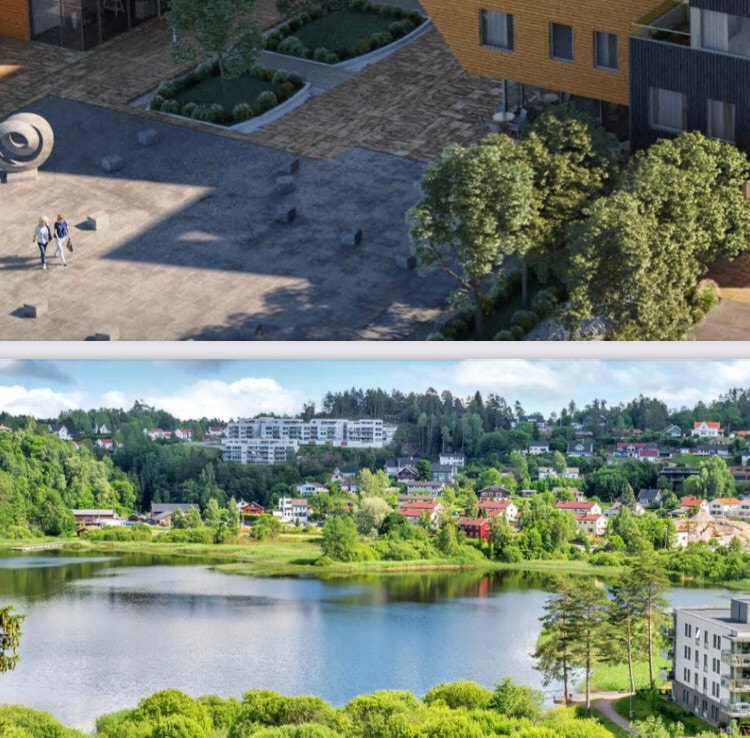 Området rundt Heggdal. Galleribilde