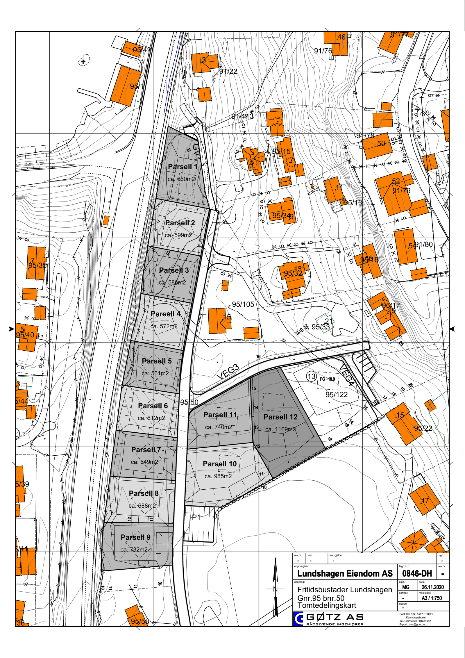 Hus/hyttetomter (5 og 7-8 er ledige). Sjå også PDF. Galleribilde
