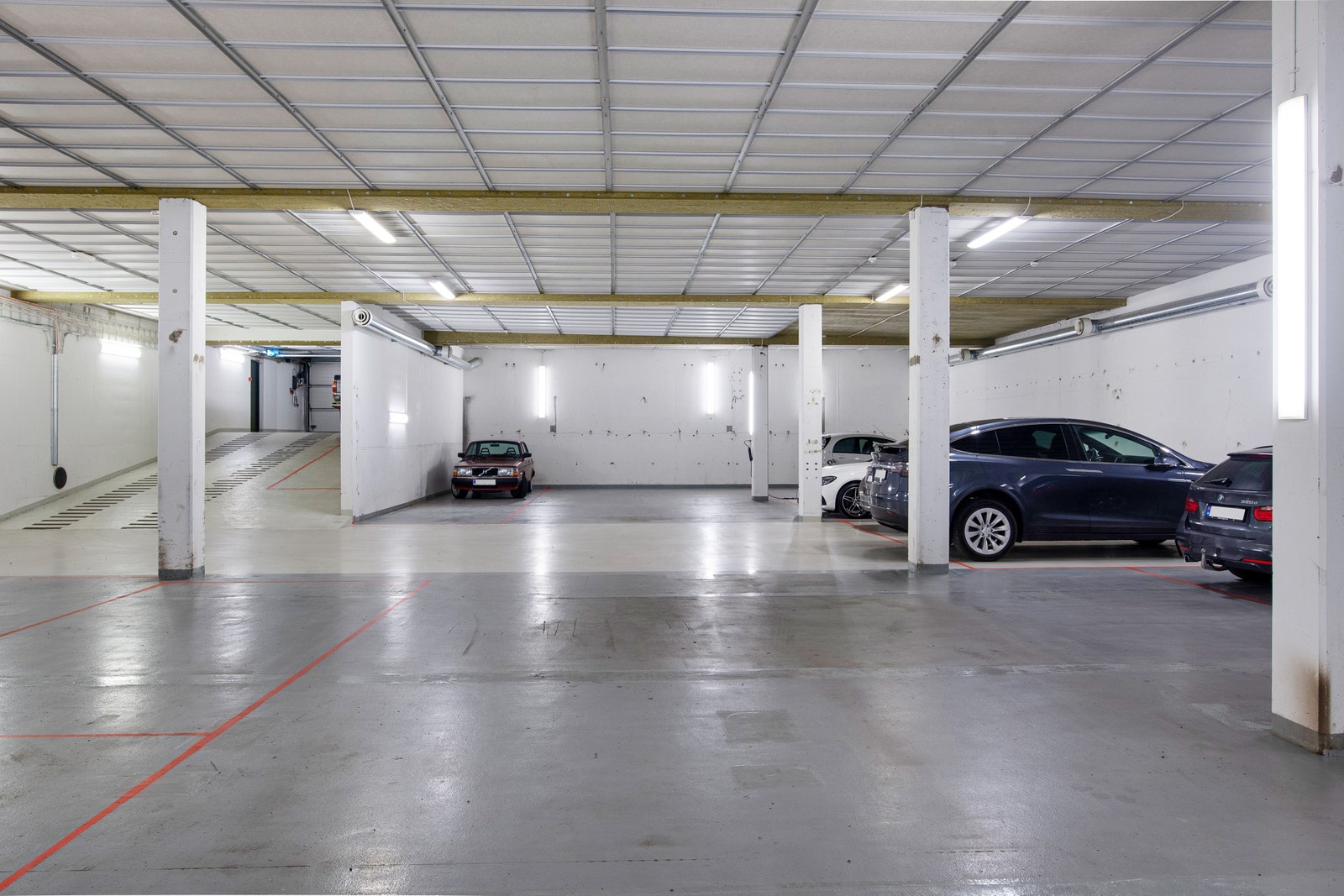 Mulighet til å leie parkering i p-hus under parken Galleribilde