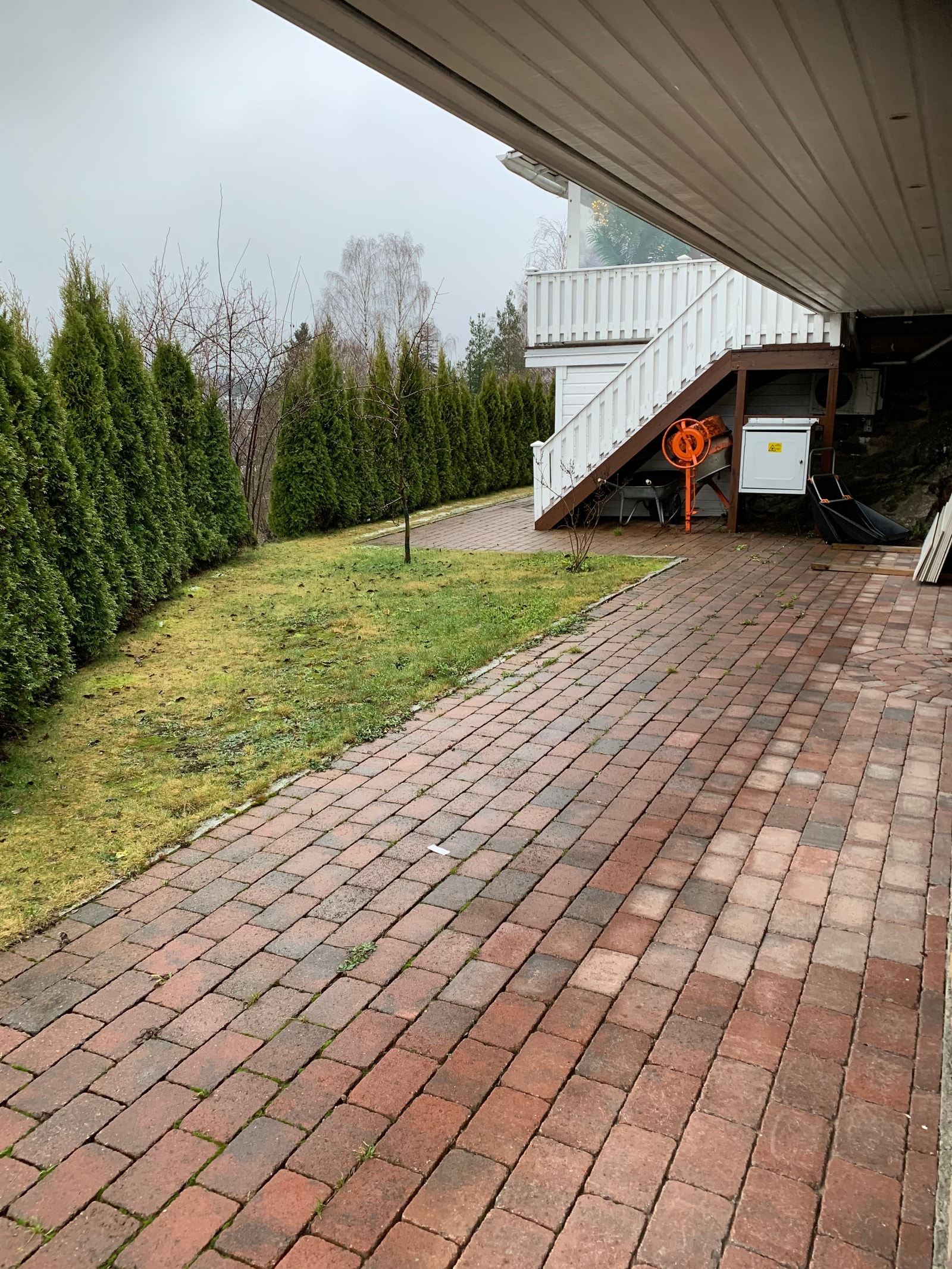 Steinbelagt adkomst Galleribilde