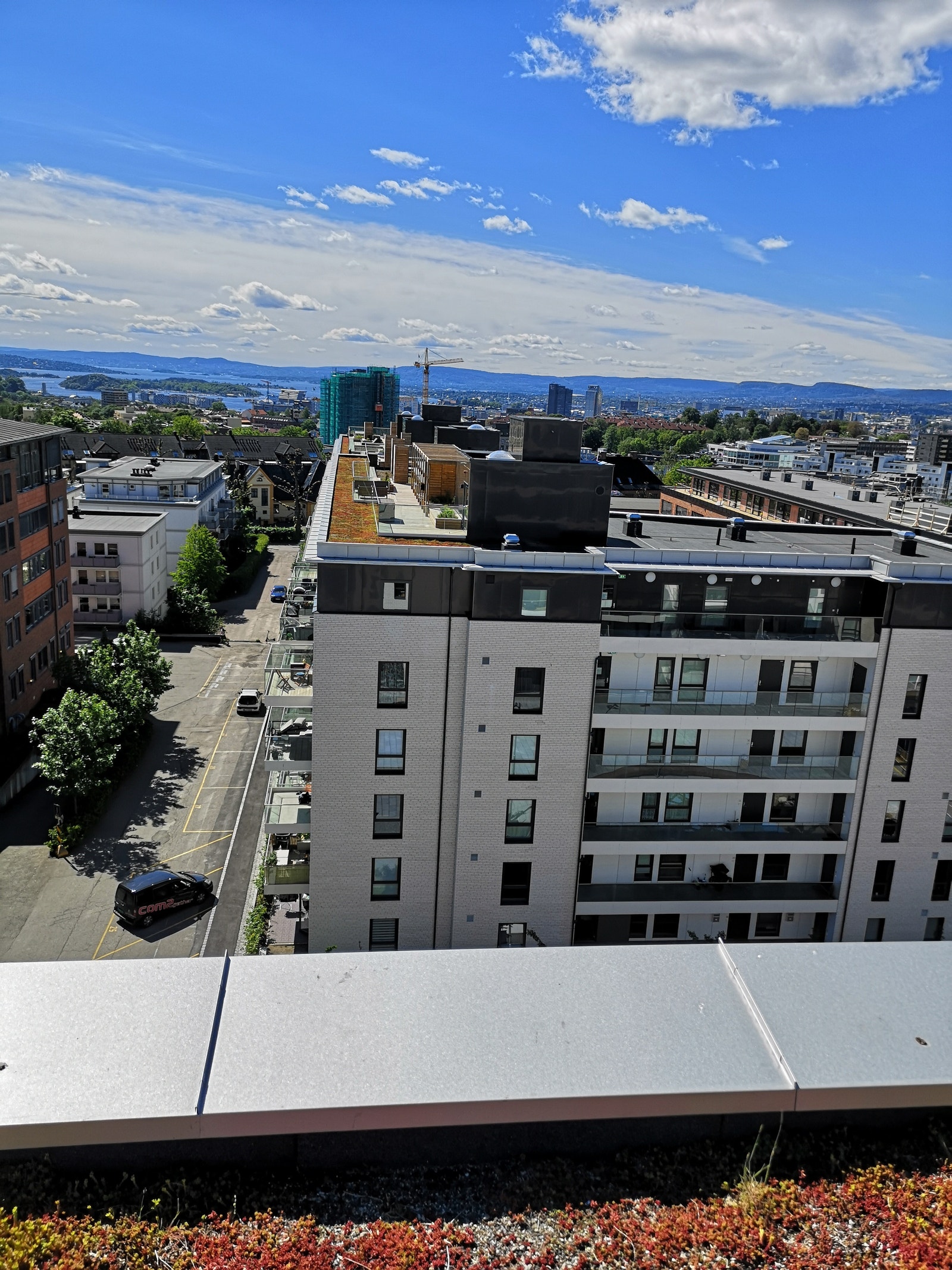 Utsikt takterrasse Galleribilde