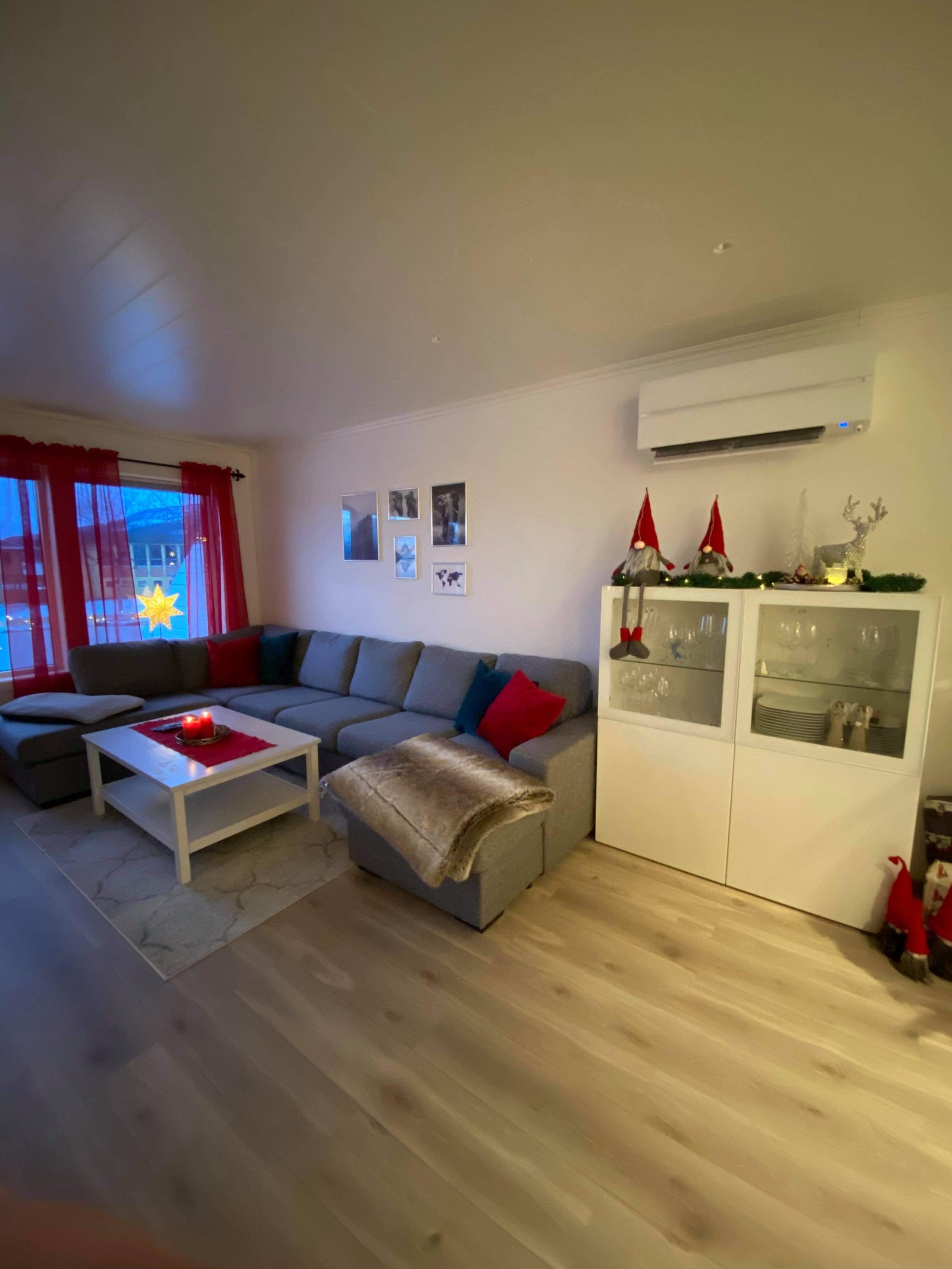Stue med varmepumpe Galleribilde