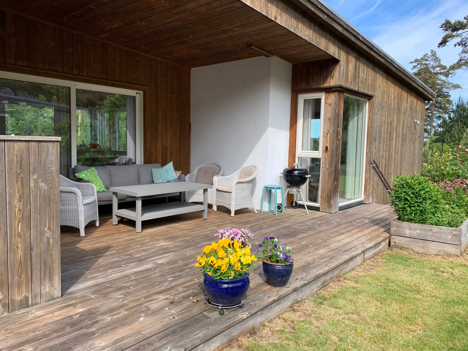 Overbygget terrasse Galleribilde