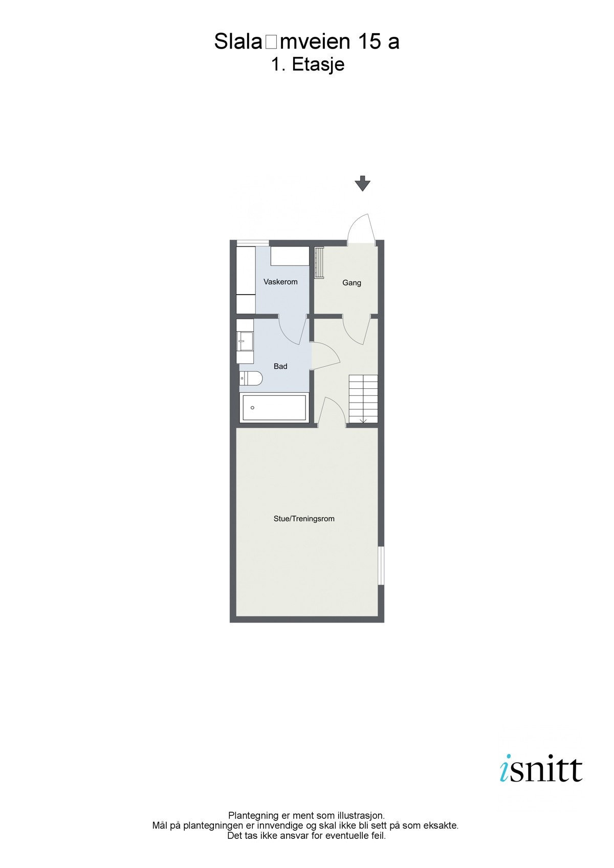 Plantegning 1.etg 2D Galleribilde