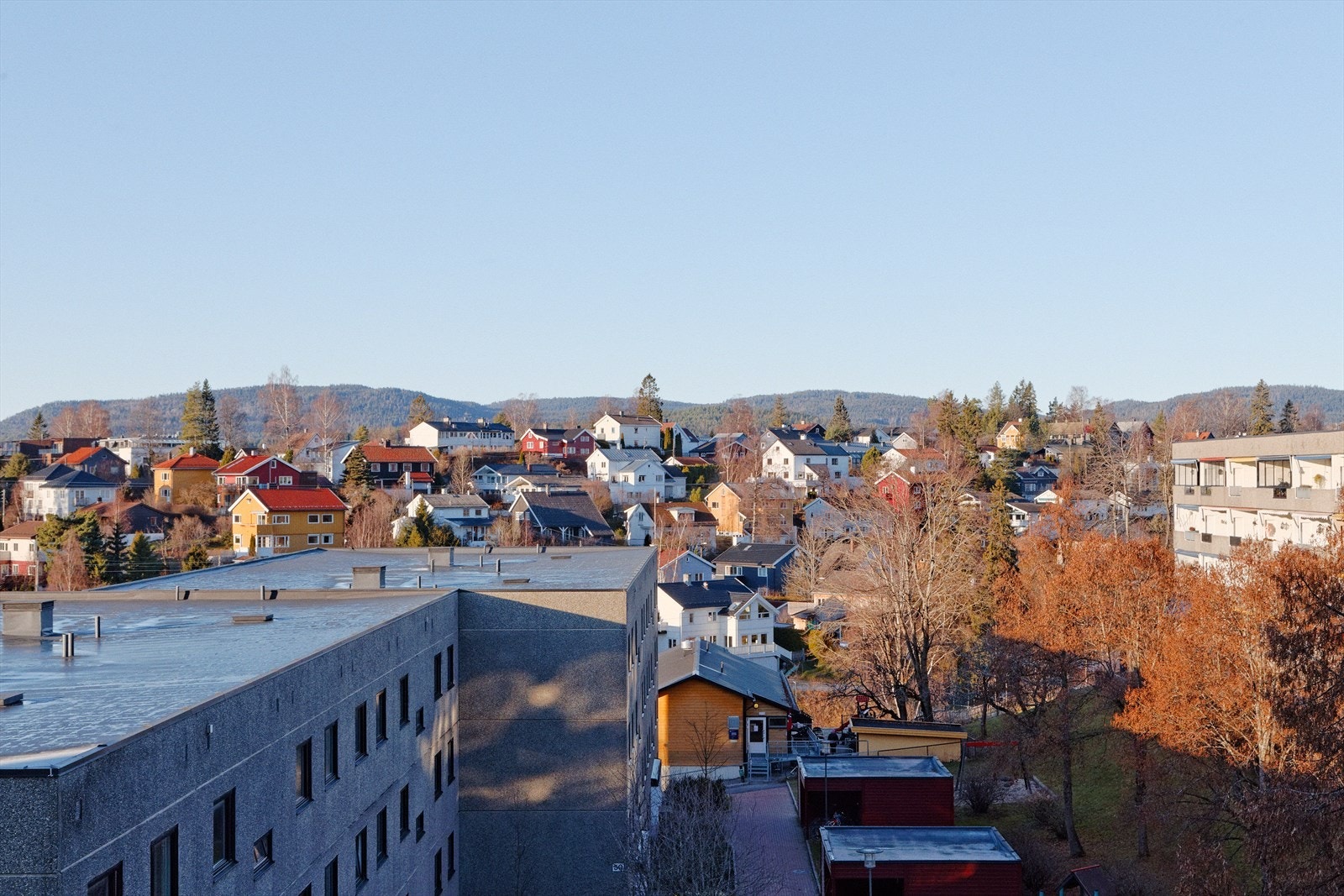 Utsikt fra balkongen. Galleribilde