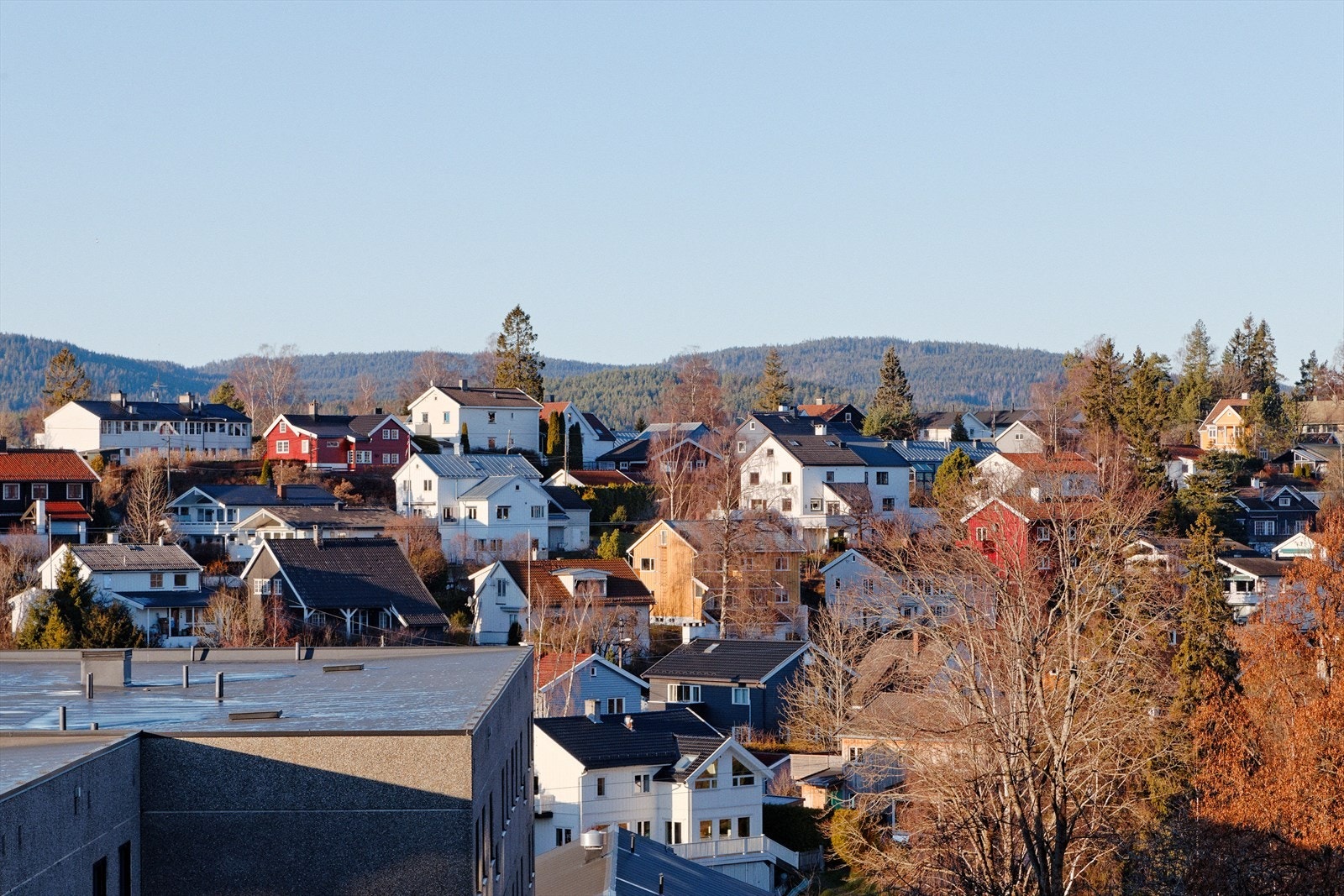Utsikt fra balkongen. Galleribilde