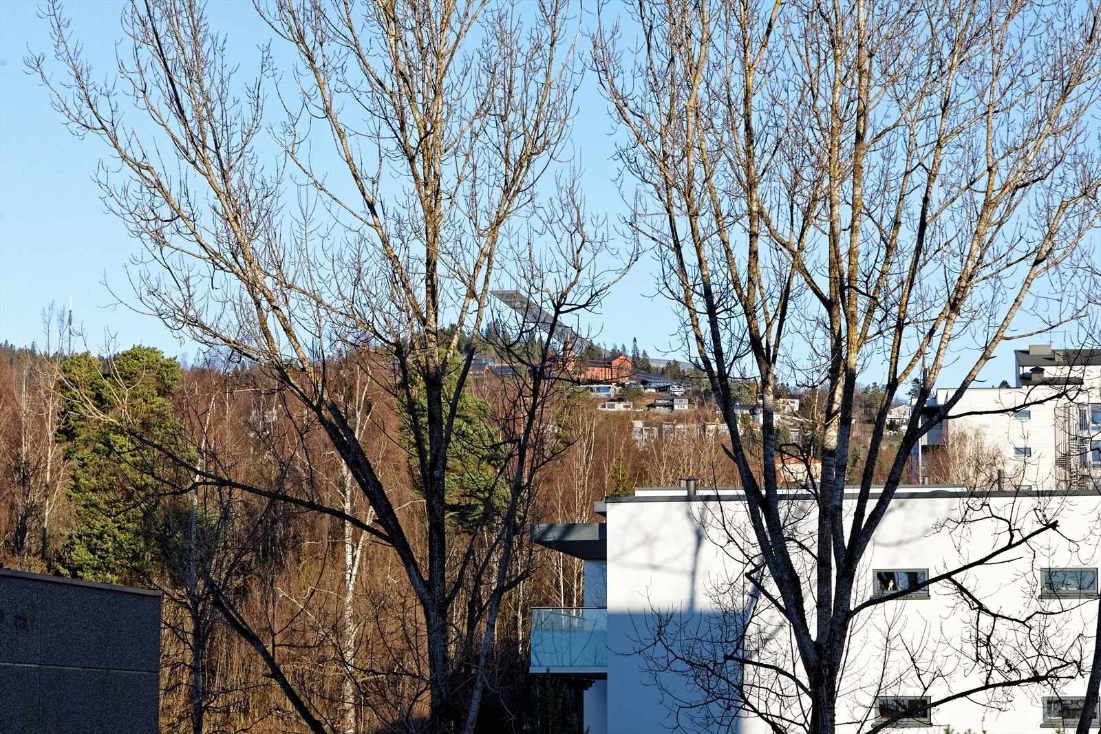 Utsikt fra balkongen. Galleribilde