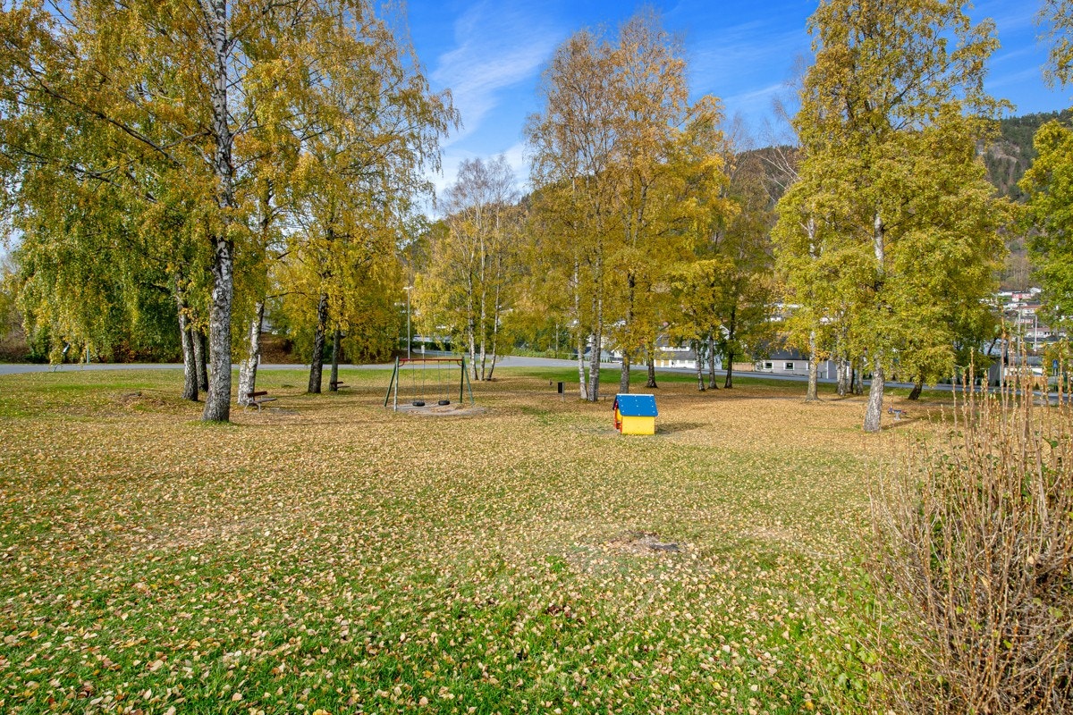 Hyggelig park rett utenfor døren. Galleribilde