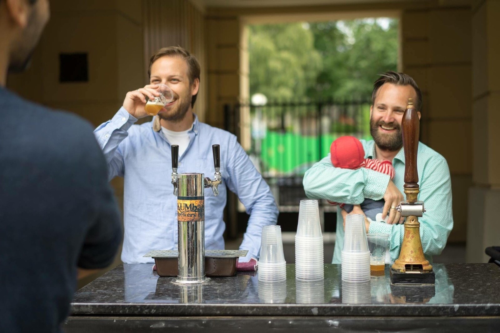 Borettslaget har et eget bryggeri kalt Søylegården nanobryggeri, og i fjor arrangerte bryggeriet Oktoberfest. Galleribilde
