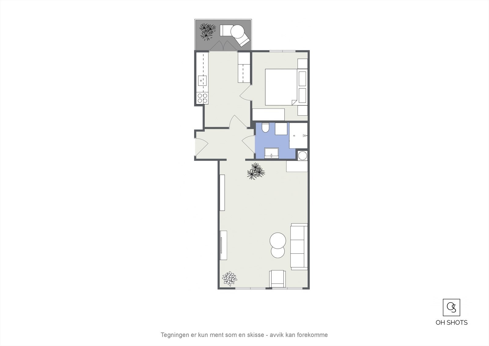 Planskisse. Galleribilde