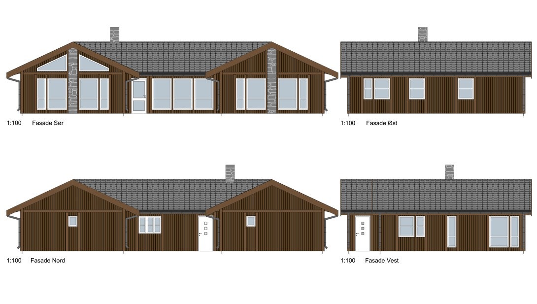 Fasade Hå 1 Galleribilde