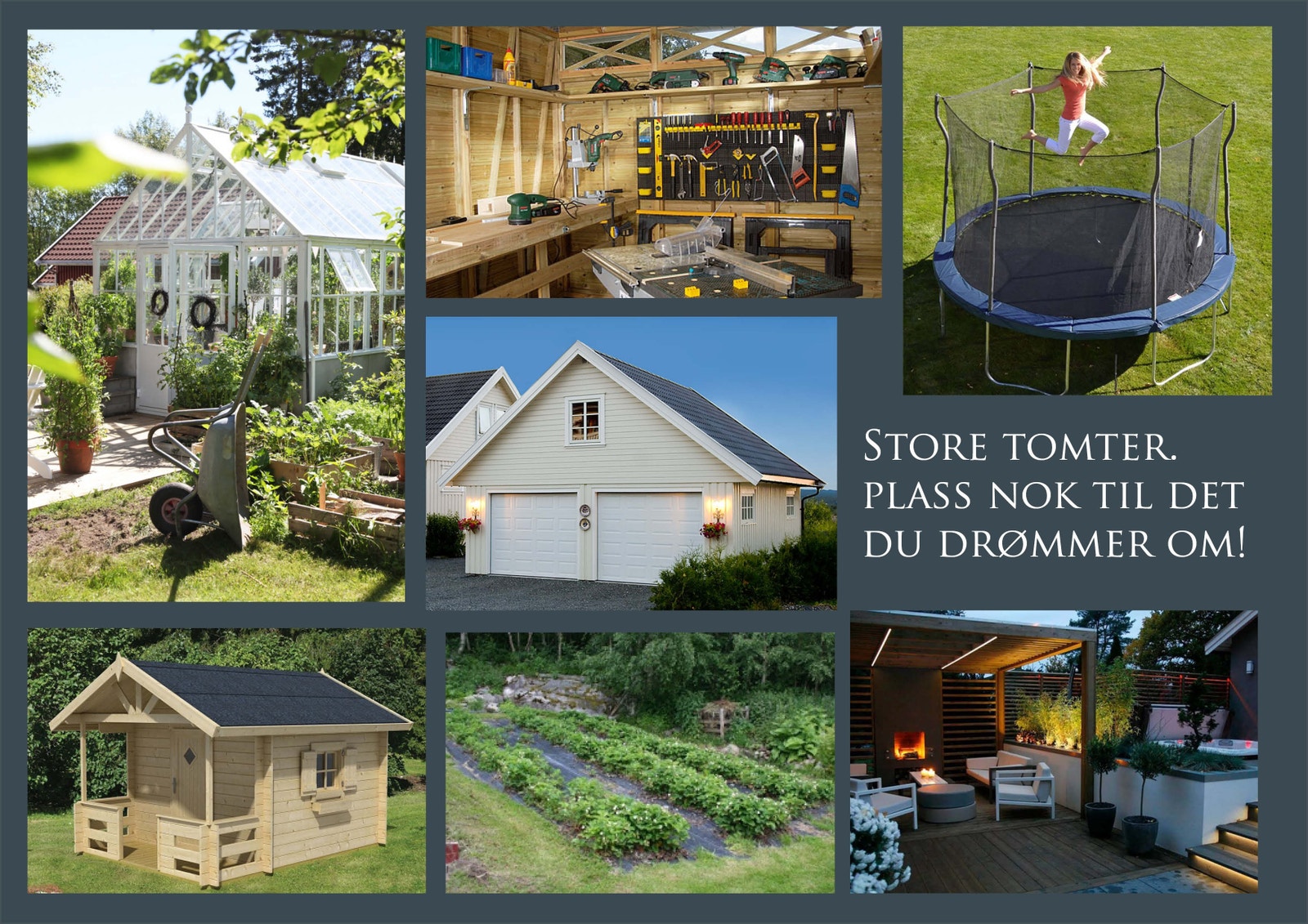 Tomter opp til 1700 m2. Galleribilde