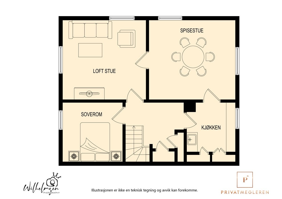 - Planløsning 2.etasje - Galleribilde