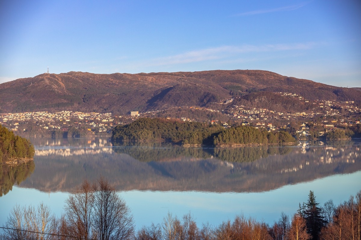 - Flott skue over sjølinjen - Galleribilde
