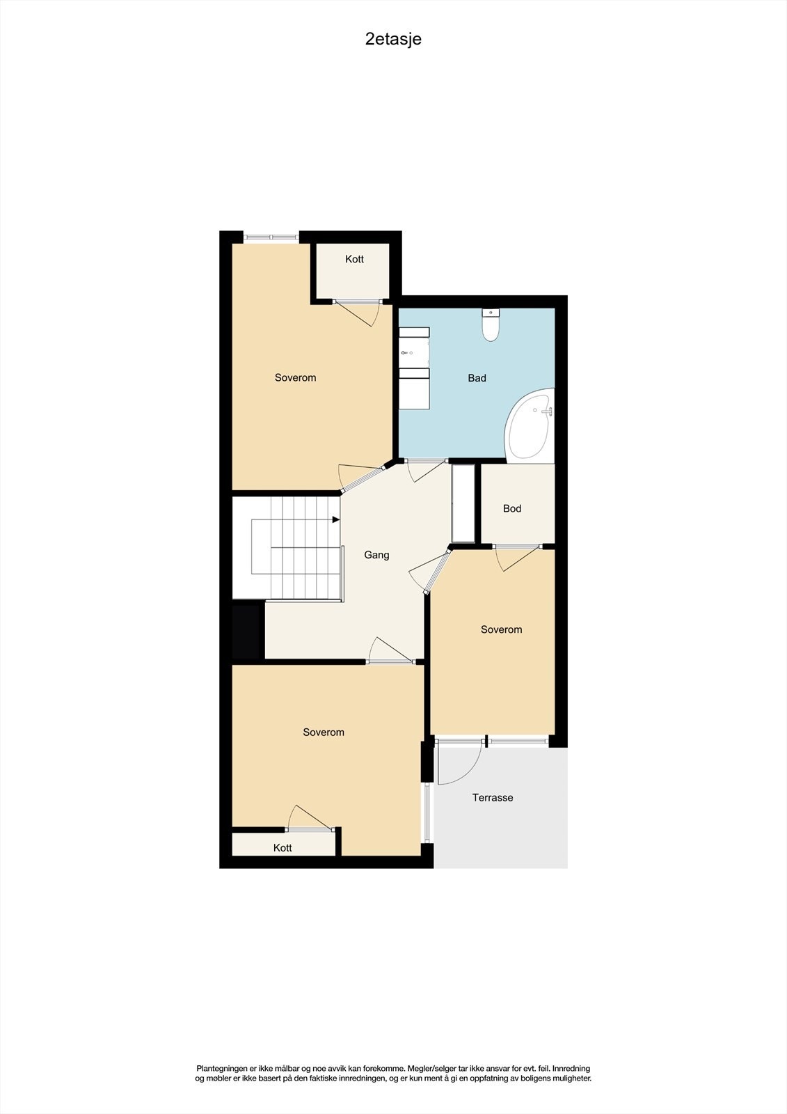 Plantegning 3. Etasje. Galleribilde