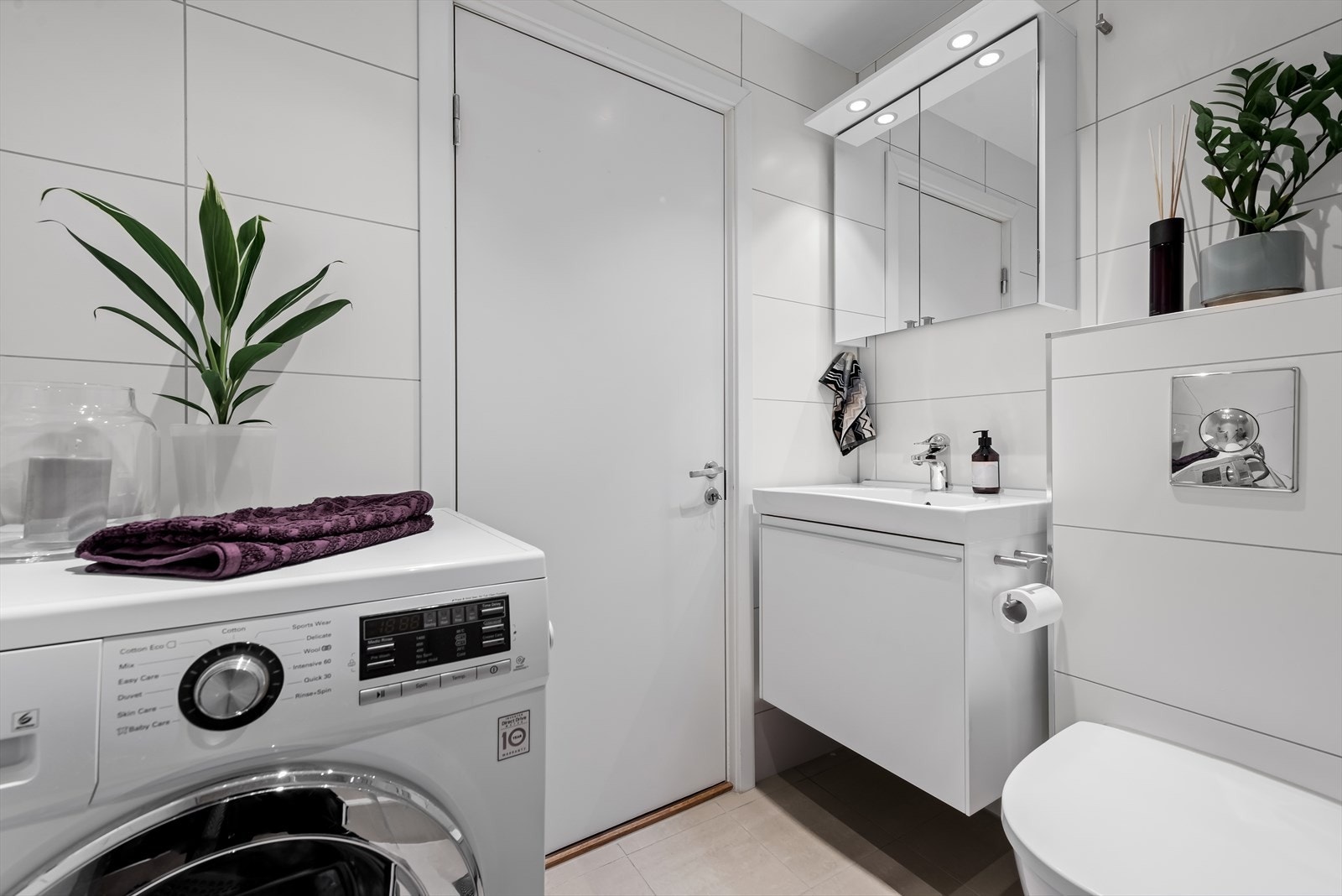 Badet har opplegg til vaskemaskin Galleribilde