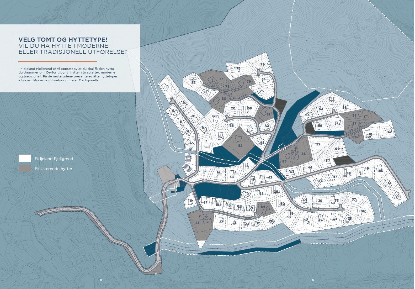 Tomteinndelinger Galleribilde