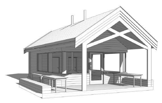 Felles varmestue for Fidjeland Fjellgrend. Vil bli bygget i 2021 Galleribilde