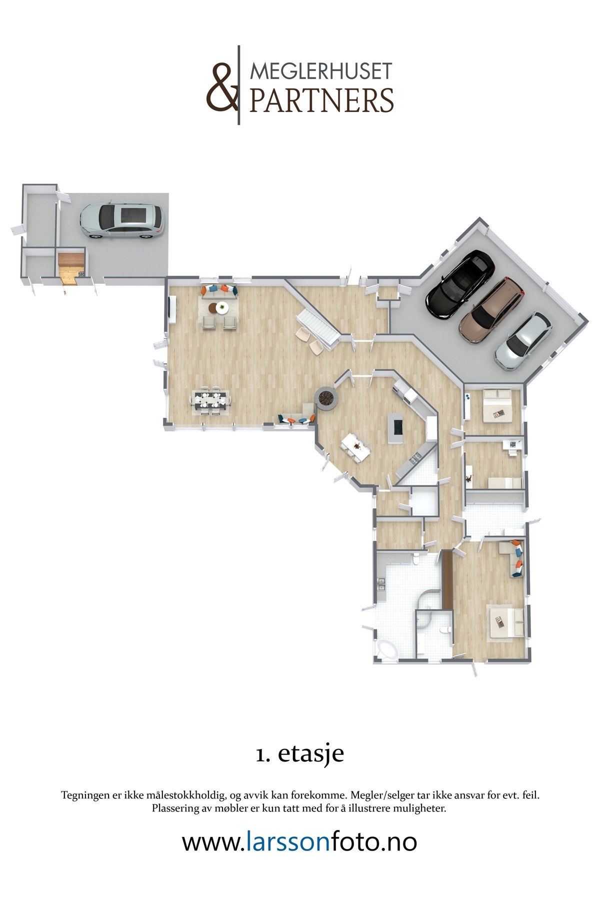 Plantegning hovedetasje Galleribilde