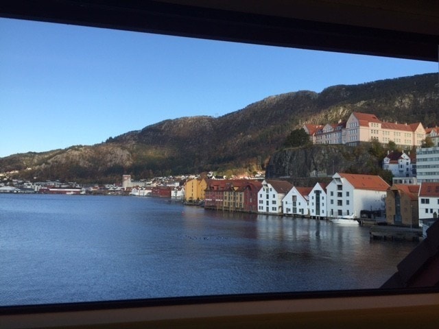 Utsikt fra lokalet i 2.etg Galleribilde