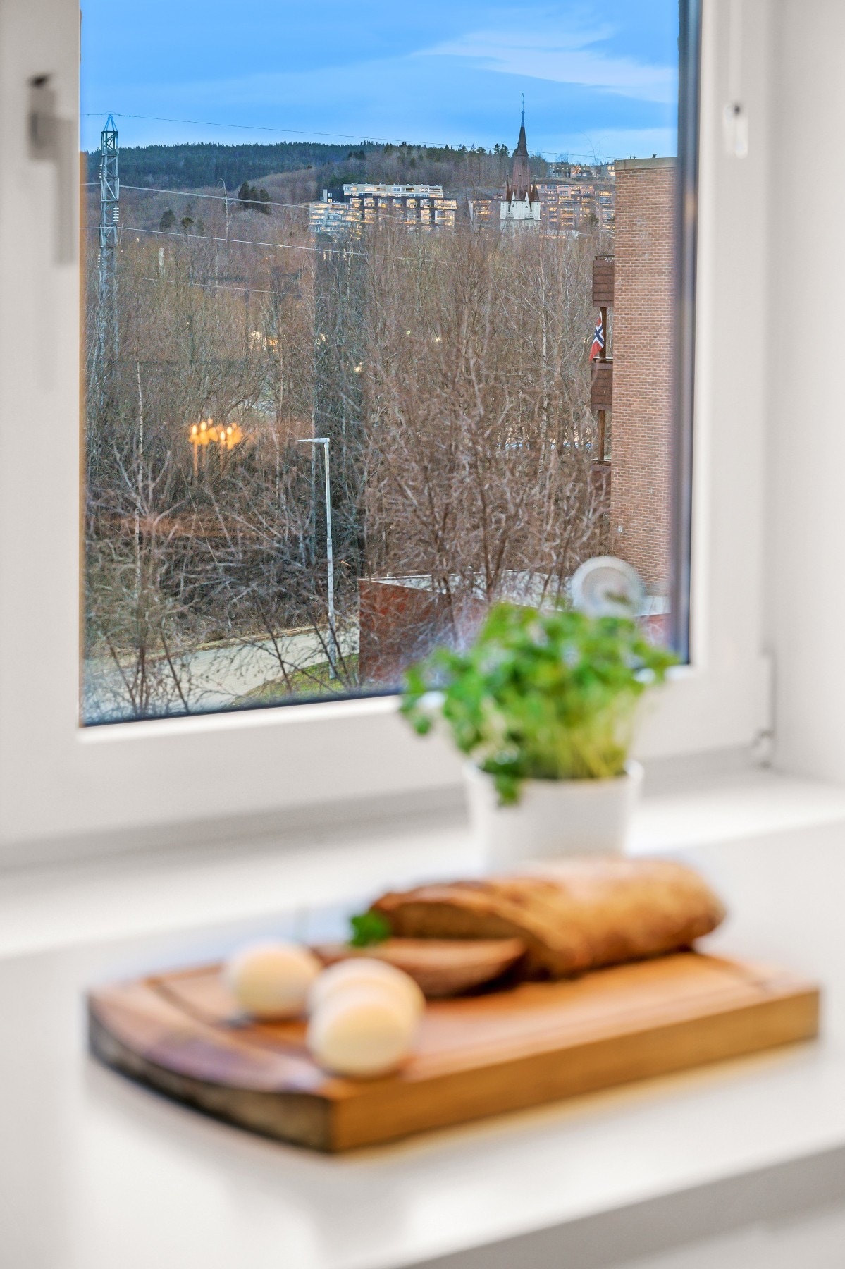 Utsikt fra kjøkken. Galleribilde