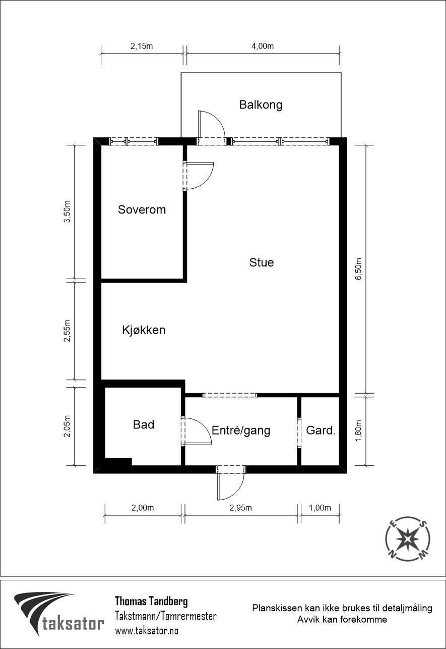 Plantegning Galleribilde