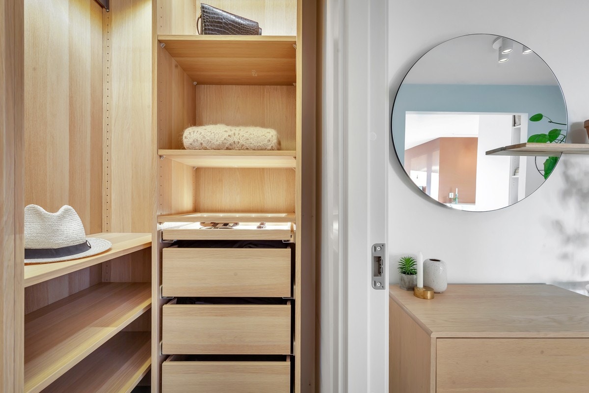 Garderoberommet er på 2 kvm Galleribilde