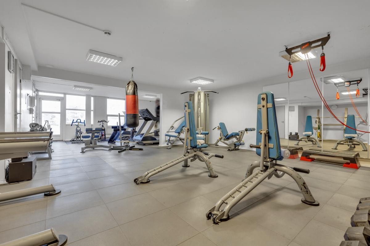 Borettslaget kan også by på flere, flotte fellesfasiliteter som treningsrom, badstue, bordtennisrom m.m Galleribilde