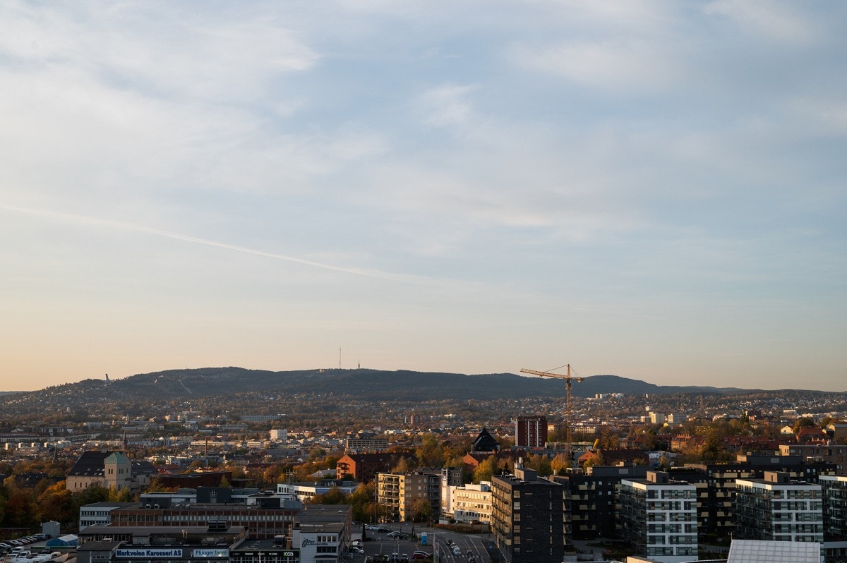 - På sameiets felles takterrasser har man panoramautsikt og sol fra morgen tid kveld - Galleribilde