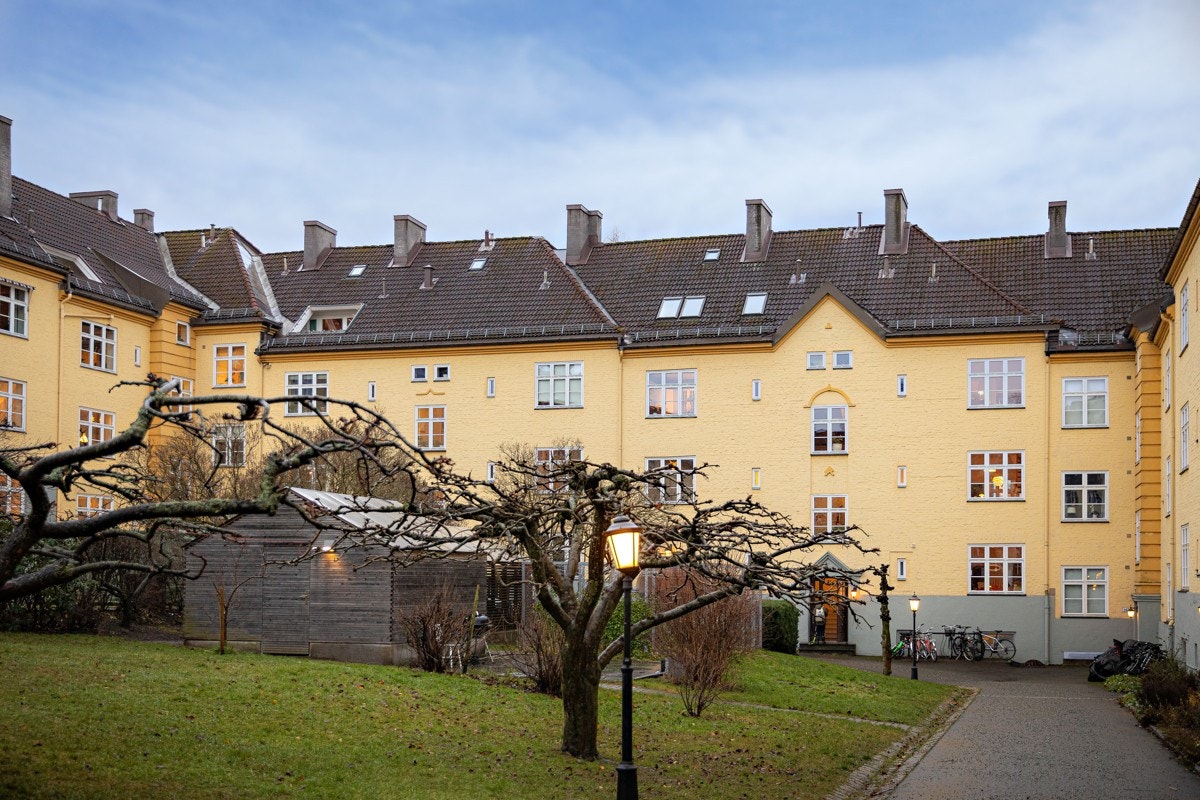 Flotte fellesområder. Borettslaget byr på et av Torshovs fineste gårdsrom Galleribilde