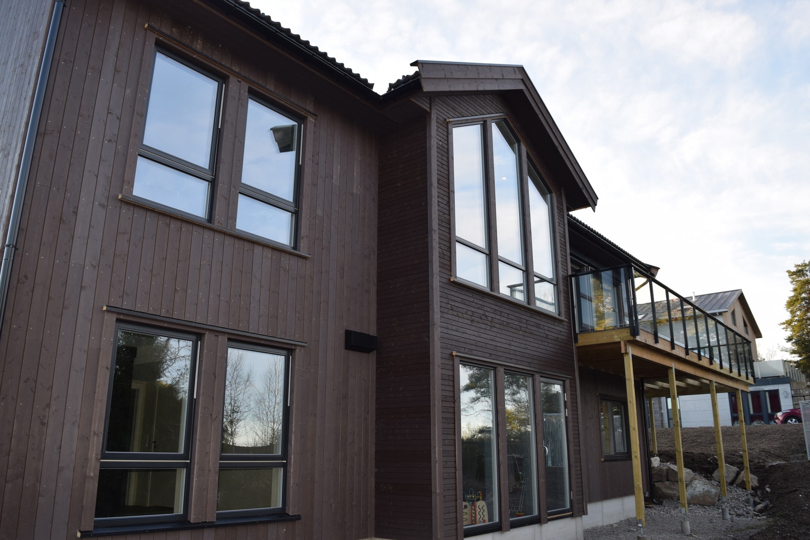 Fasaden sett fra baksiden Galleribilde