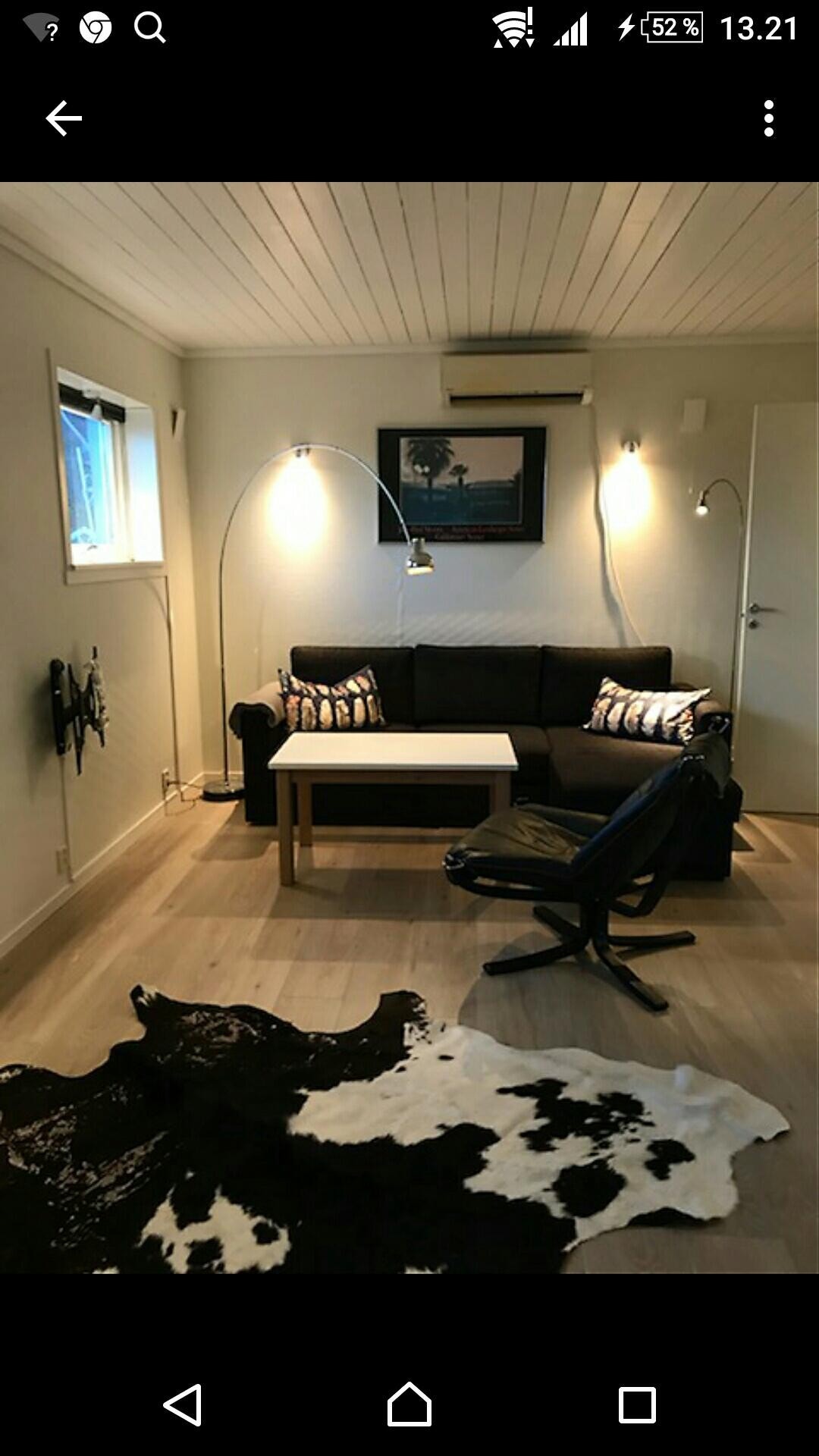 Oppholdsrommet med sovesofa Galleribilde