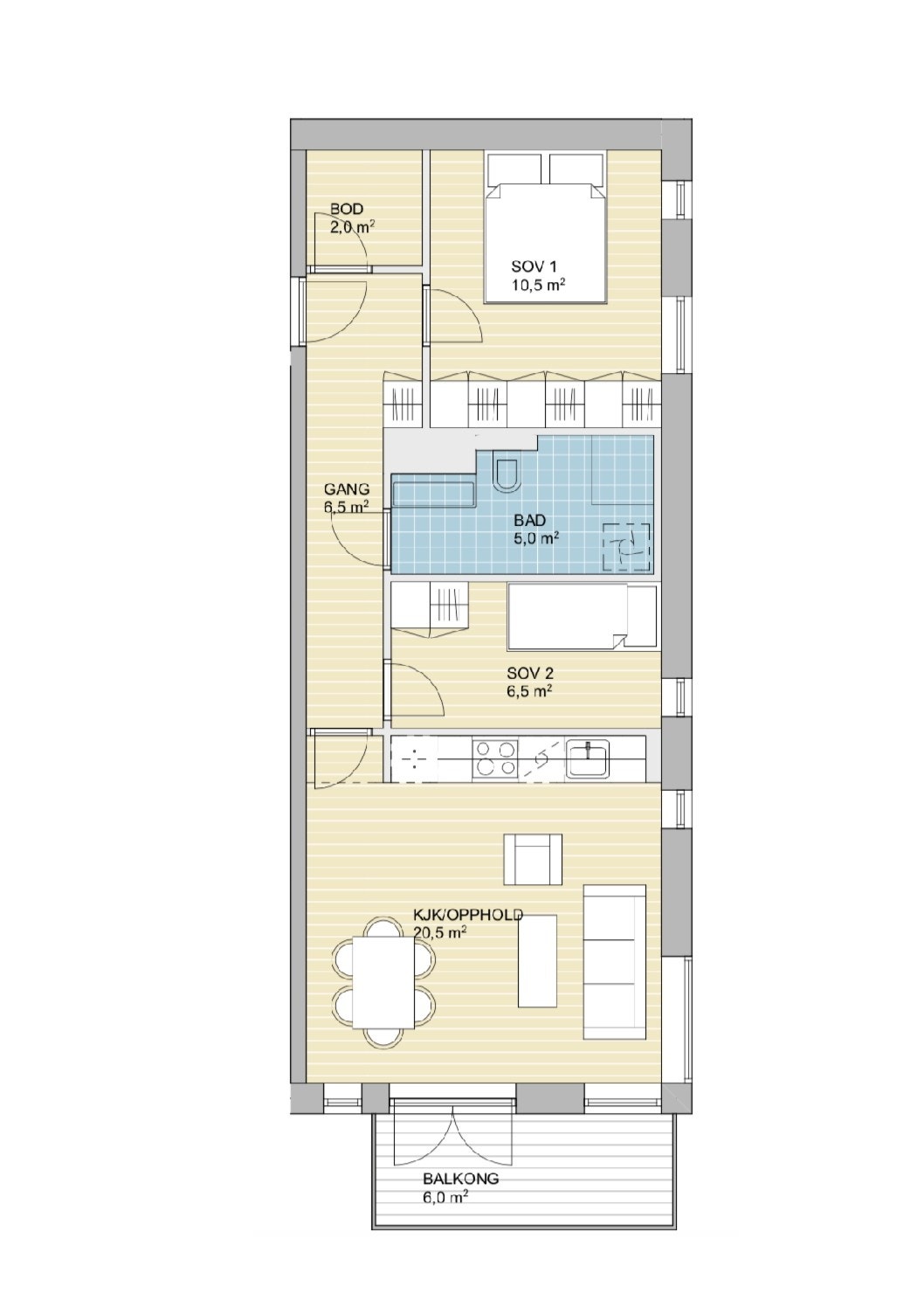Plantegning Galleribilde