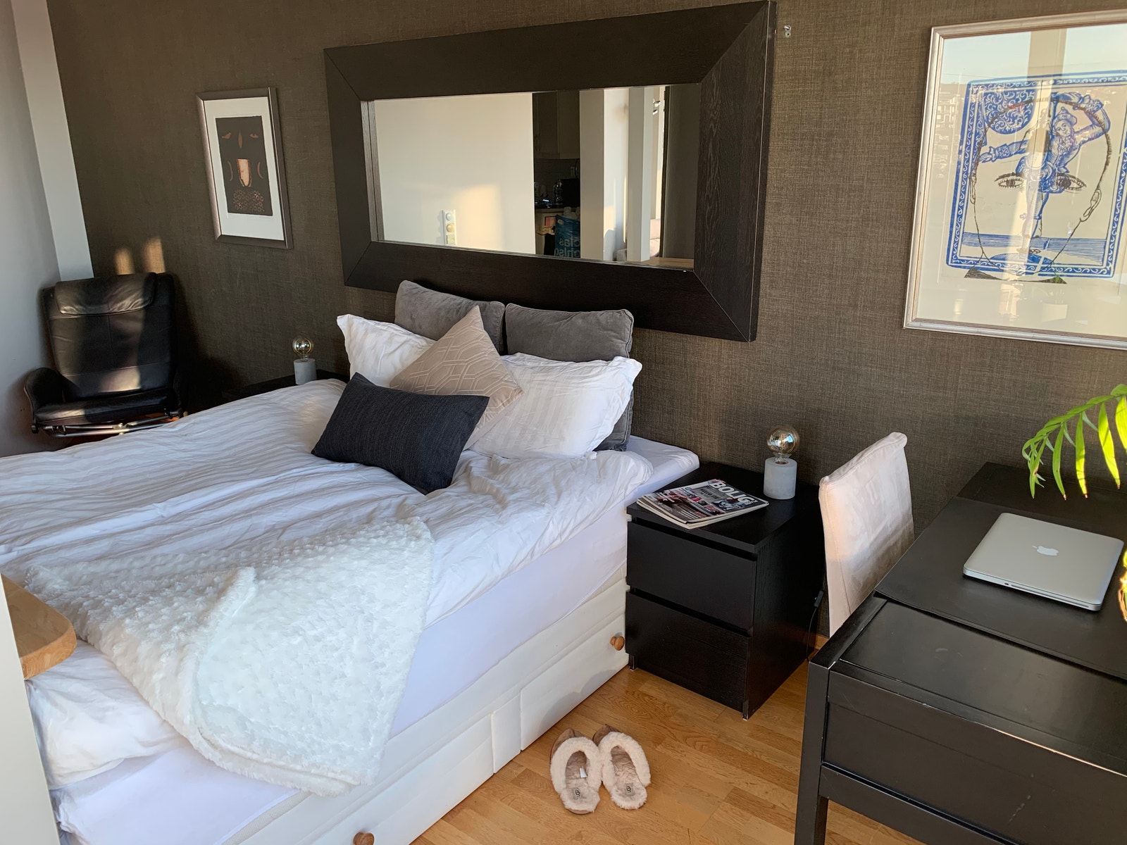 Komfortabel 1,60 seng Galleribilde