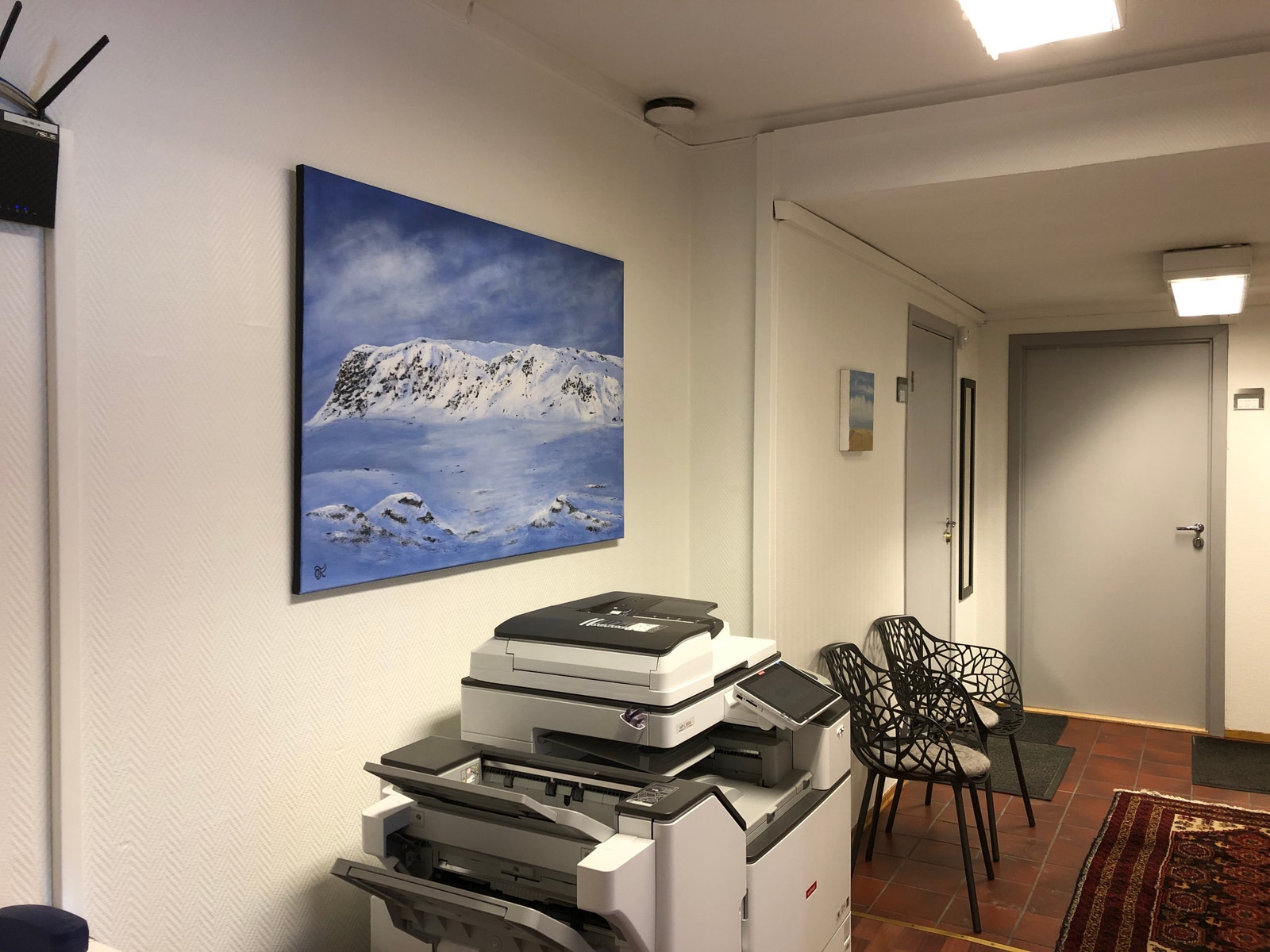 Gangen - resepsjonen Galleribilde