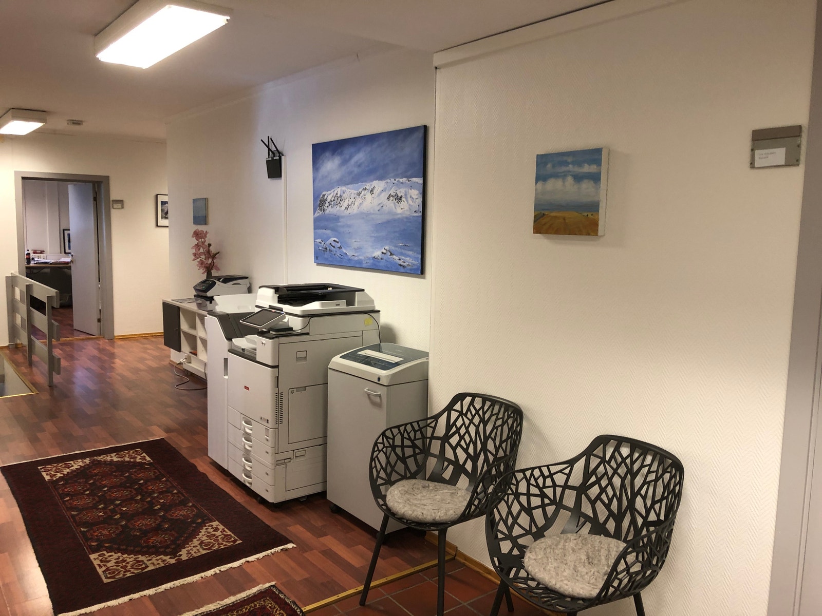 Gangen - resepsjonen Galleribilde